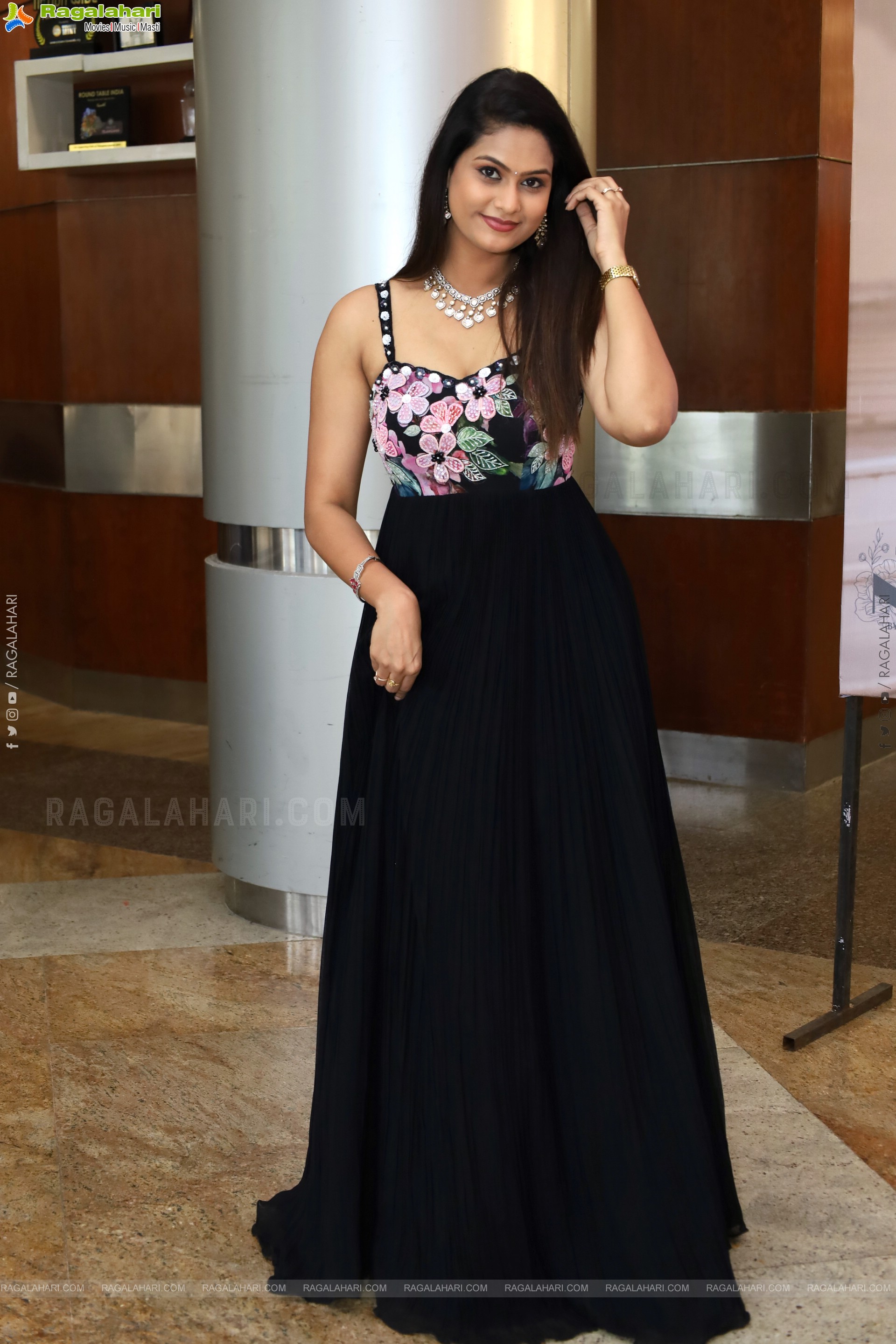 Viharika Chowdary in Black Designer Dress, HD Gallery