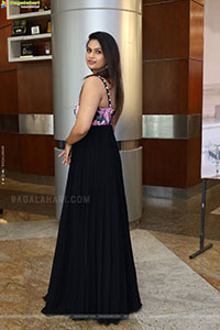 Viharika Chowdary in Black Designer Dress, HD Gallery
