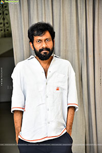 Buchi Babu Sana at Peddi Movie Interview, HD Gallery 