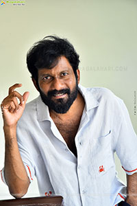 Buchi Babu Sana at Peddi Movie Interview, HD Gallery 