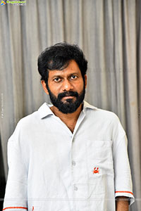 Buchi Babu Sana at Peddi Movie Interview, HD Gallery 
