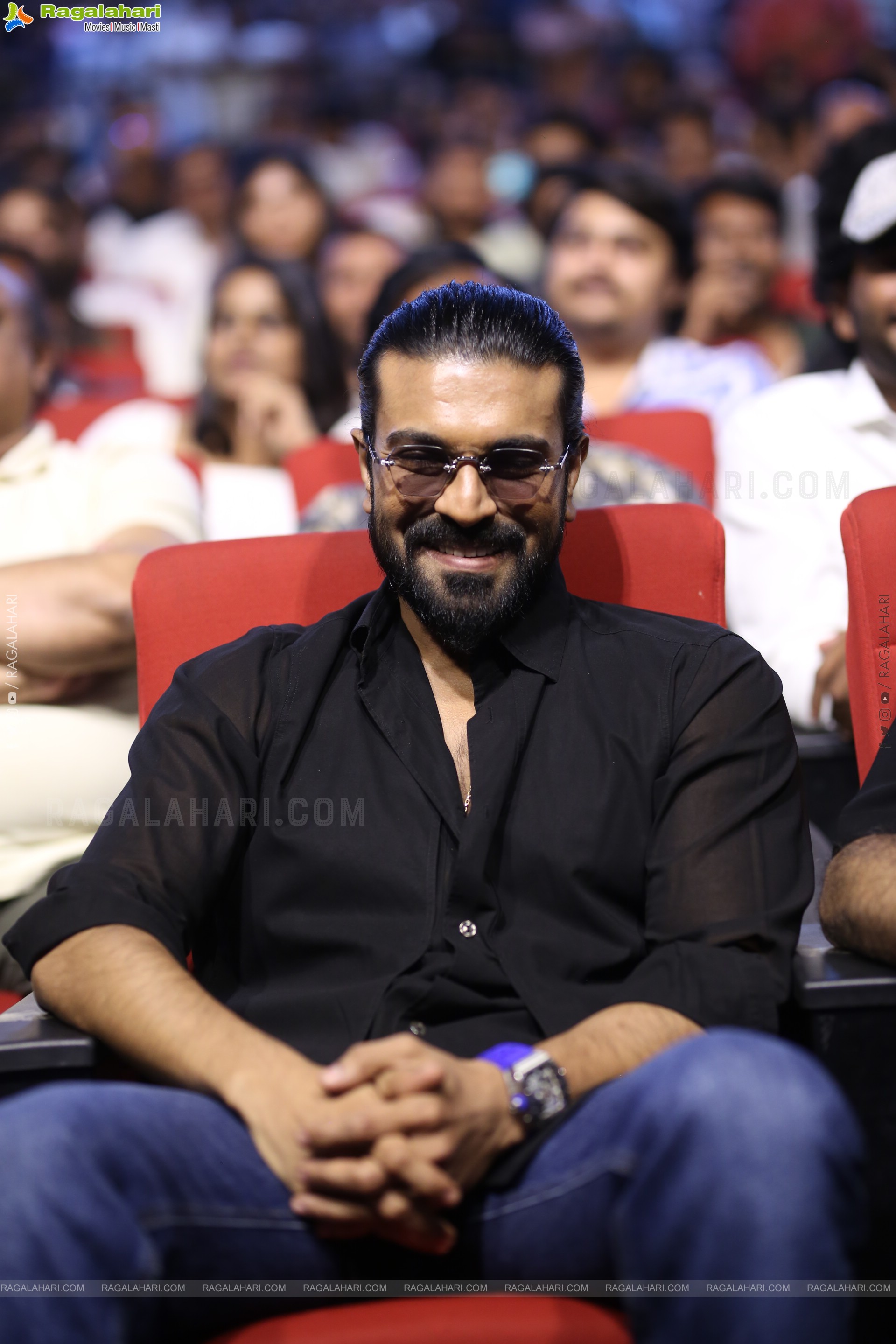Ram Charan at Peddi Movie Blockbuster Celebrations, HD Gallery