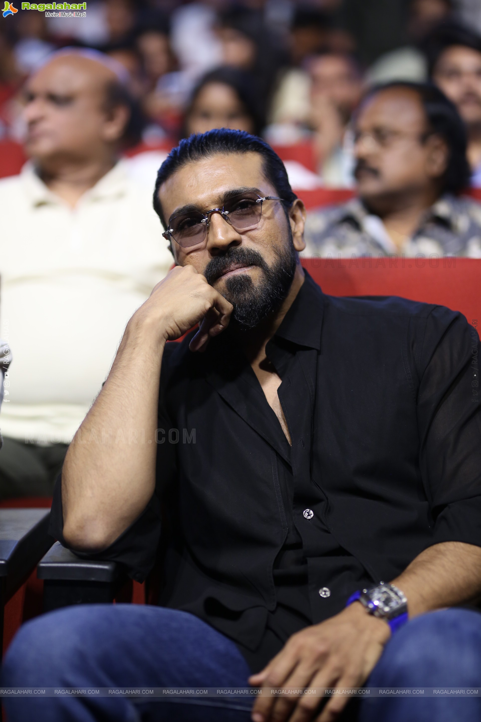 Ram Charan at Peddi Movie Blockbuster Celebrations, HD Gallery