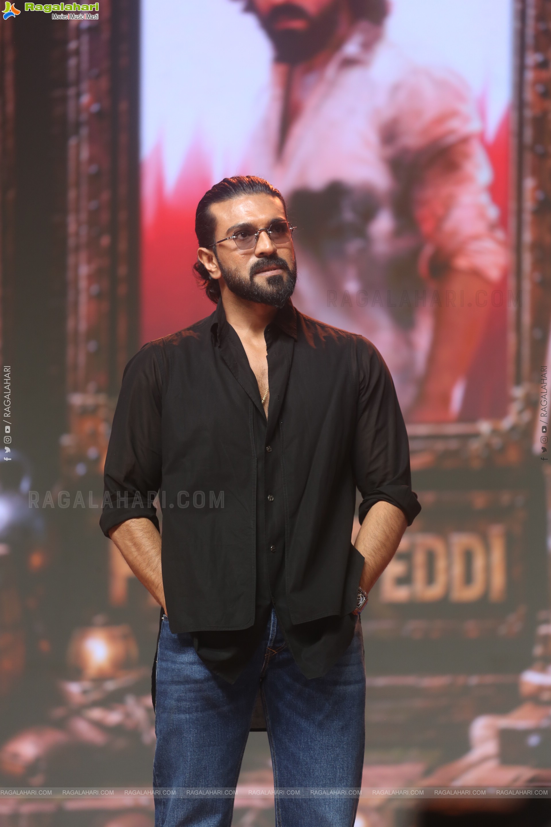 Ram Charan at Peddi Movie Blockbuster Celebrations, HD Gallery