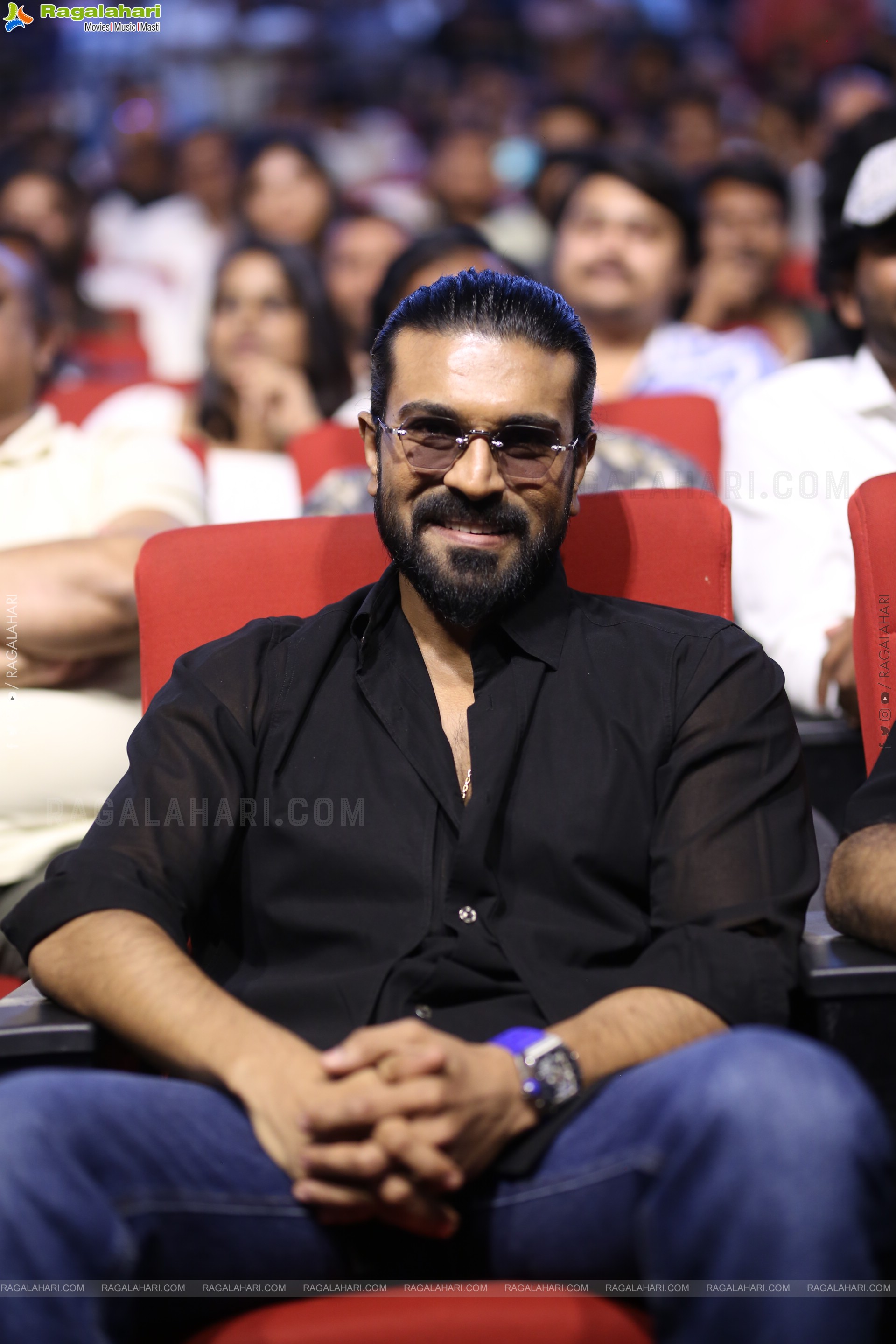 Ram Charan at Peddi Movie Blockbuster Celebrations, HD Gallery