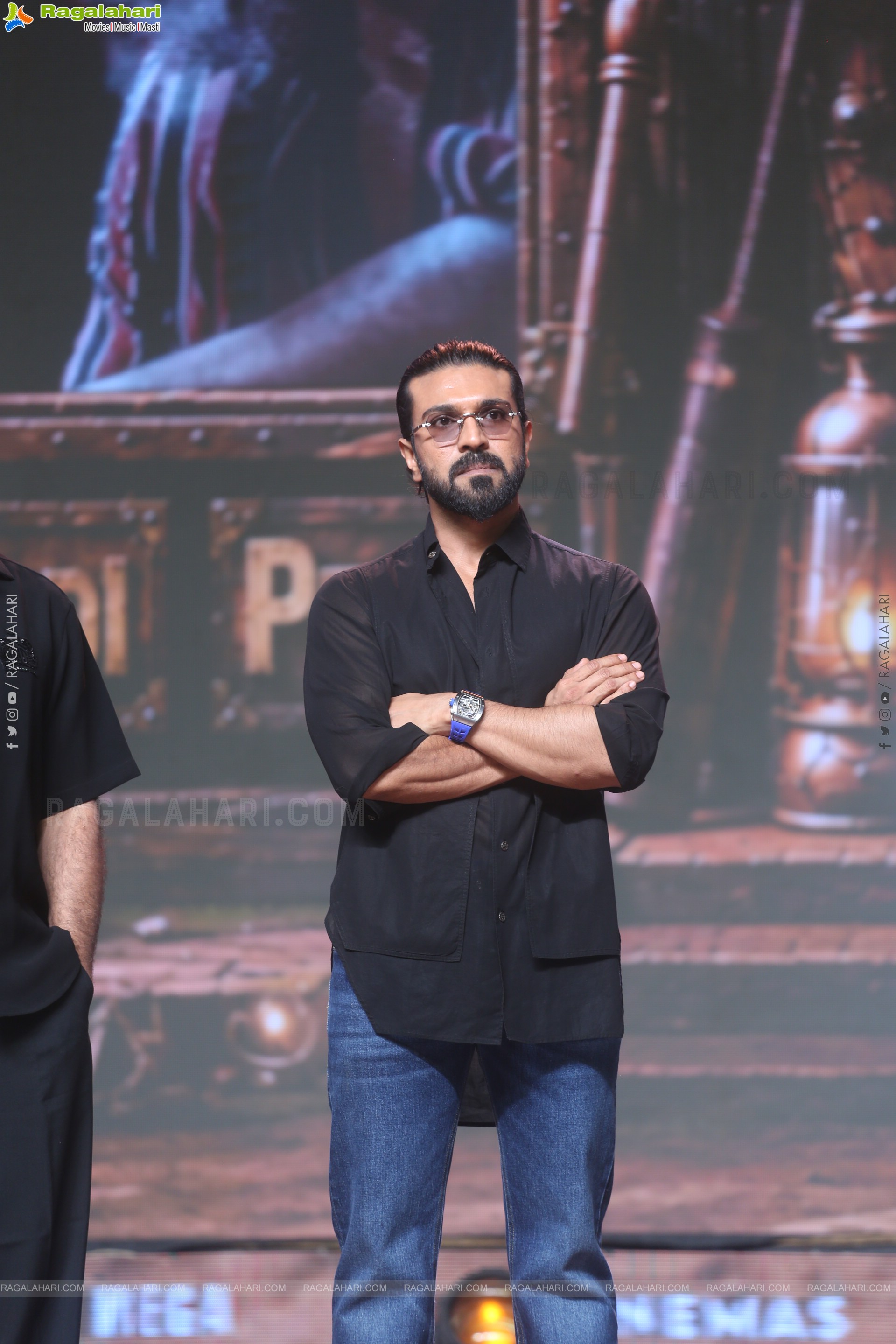 Ram Charan at Peddi Movie Blockbuster Celebrations, HD Gallery