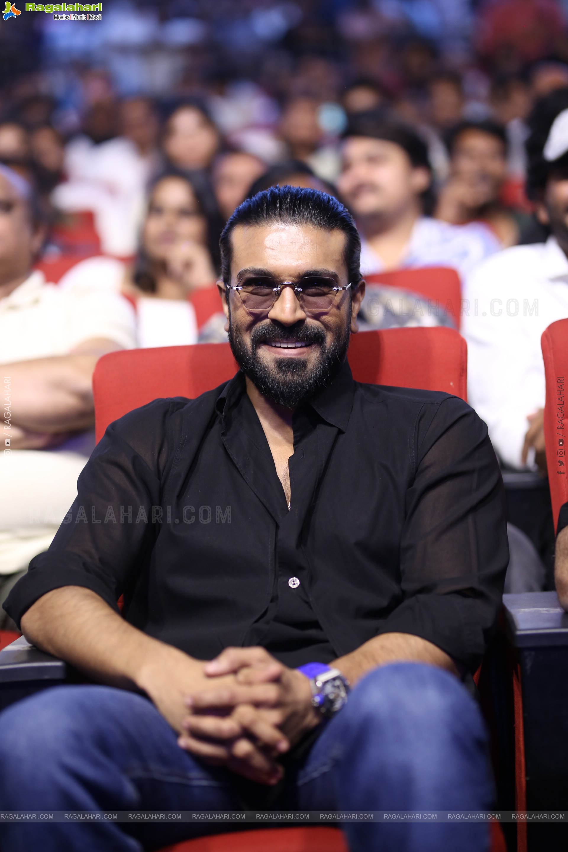 Ram Charan at Peddi Movie Blockbuster Celebrations, HD Gallery