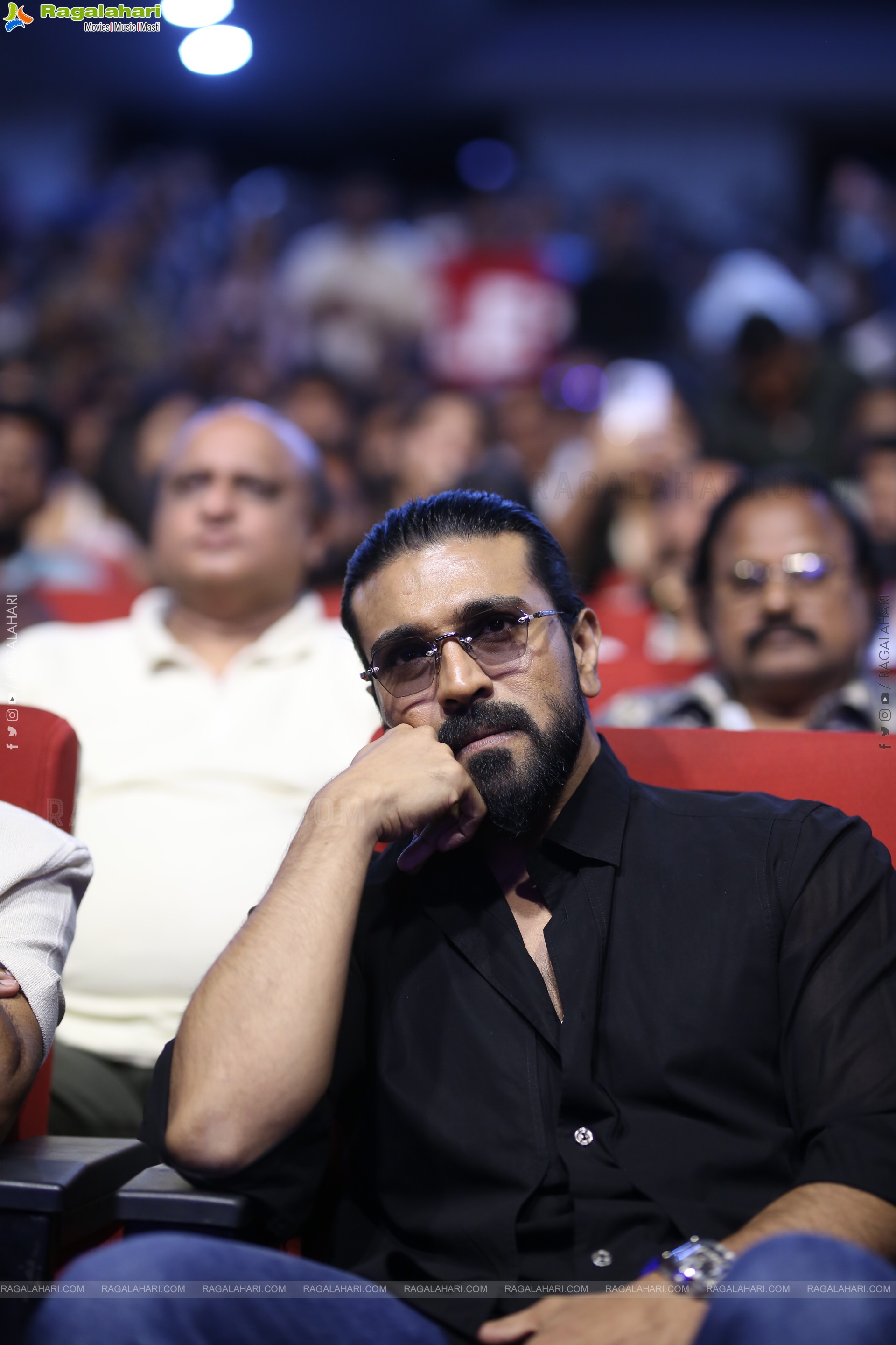 Ram Charan at Peddi Movie Blockbuster Celebrations, HD Gallery