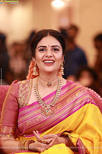 Sree Mukhi at Maa Inti Bangaram Prerelease Event