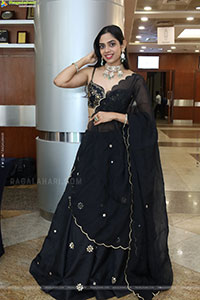 Swetha Kanduri stills in Black Designer Dress, HD Gallery