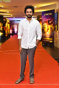 Teja Sajja at Hanuman 3D Trailer Launch Event