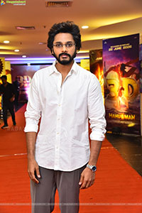 Teja Sajja at Hanuman 3D Trailer Launch Event