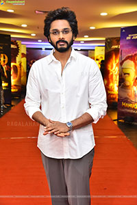 Teja Sajja at Hanuman 3D Trailer Launch Event
