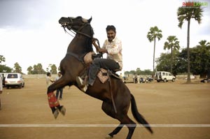 Magadheera Working Stills