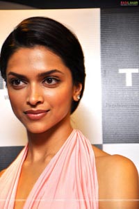 Deepika Padukone at Tissot showroom in Road no 12, Banjara Hills