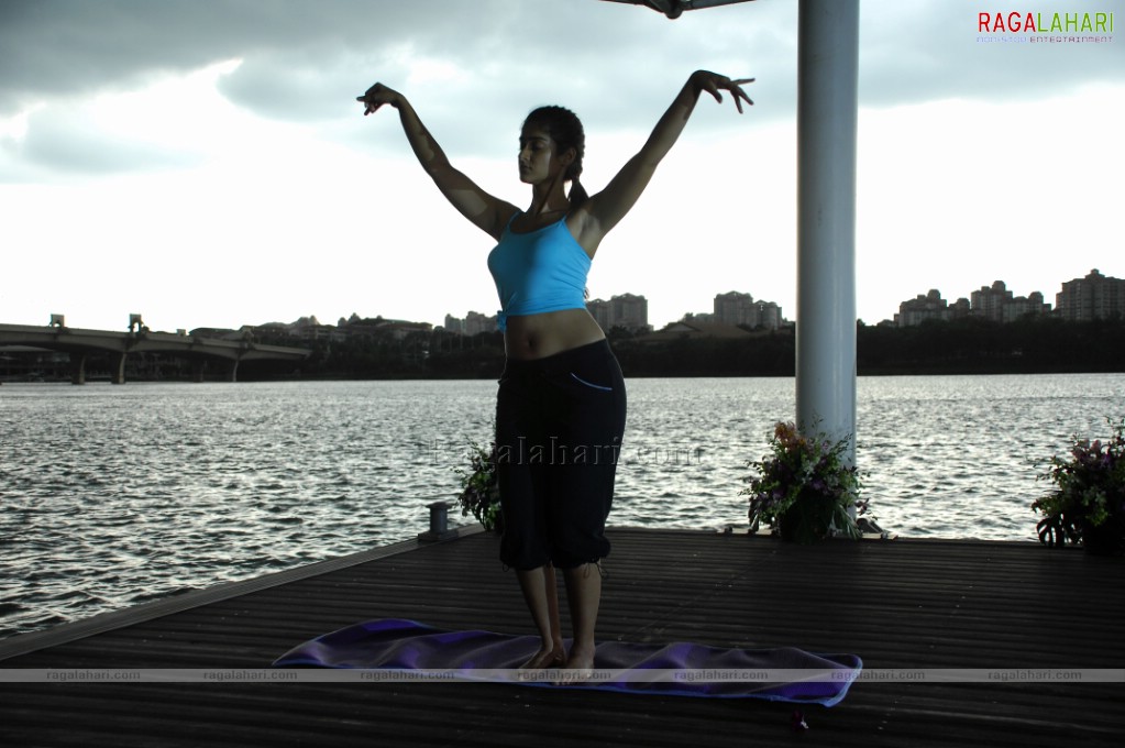 Ileana d cruz Full HD Yoga Stills from Kick Movie