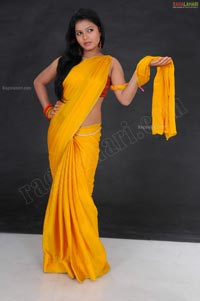 kiran Exclusive Studio Shoot in Yellow Saree