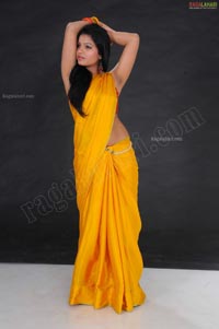 kiran Exclusive Studio Shoot in Yellow Saree