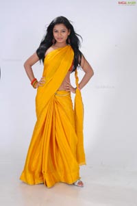 kiran Exclusive Studio Shoot in Yellow Saree