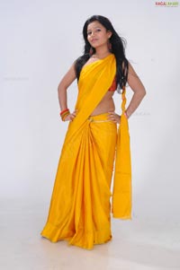 kiran Exclusive Studio Shoot in Yellow Saree