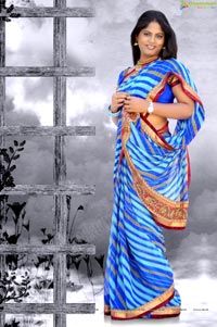 Bangalore Hot Model Archana in Saree