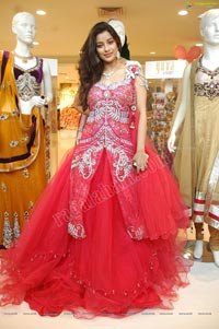 Beautiful Madhurima in Red Designer Frock