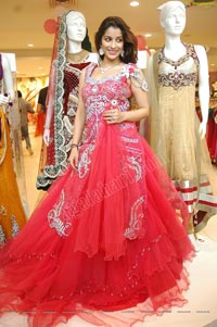 Beautiful Madhurima in Red Designer Frock