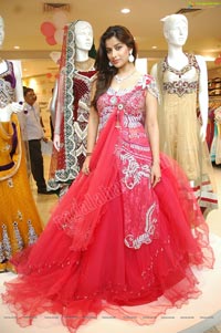 Beautiful Madhurima in Red Designer Frock