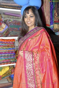 Beautiful Madhavi Latha in Yellow Saree