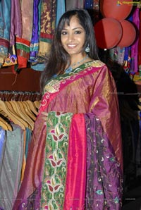 Beautiful Madhavi Latha in Yellow Saree