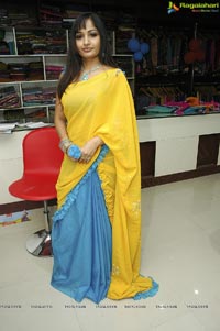 Beautiful Madhavi Latha in Yellow Saree