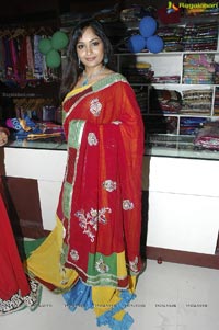 Beautiful Madhavi Latha in Yellow Saree