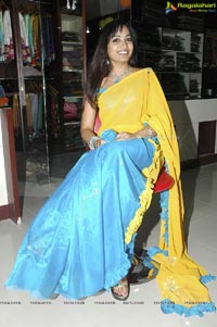 Beautiful Madhavi Latha in Yellow Saree