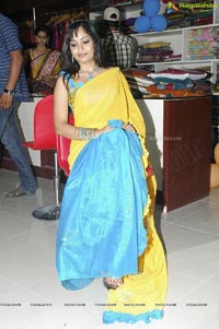 Beautiful Madhavi Latha in Yellow Saree