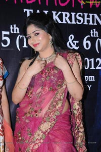 Hyderabad Model Madhu in Pink Saree