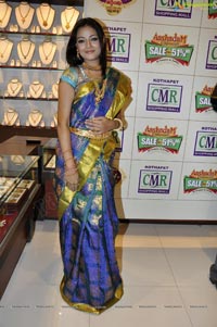 Photos of Hyderabad Model Pallavi at CMR Ashadam Sravanam Sale 2012