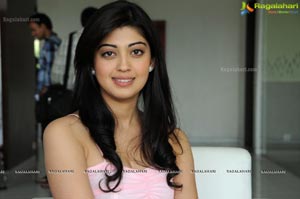 Photos of Praneetha in Sleeveless Pink Dress