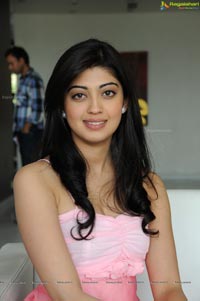 Photos of Praneetha in Sleeveless Pink Dress