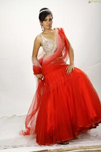 Srushti Dange in Red Dress - Hot Photo Shoot