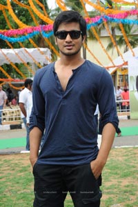 Nikhil Siddharth at Karthikeya Muhurat