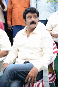 Nandamuri Balakrishna at SLV Cinema, Satyadeva film Muhurat