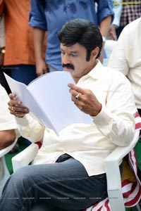 Nandamuri Balakrishna at SLV Cinema, Satyadeva film Muhurat