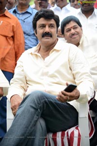 Nandamuri Balakrishna at SLV Cinema, Satyadeva film Muhurat