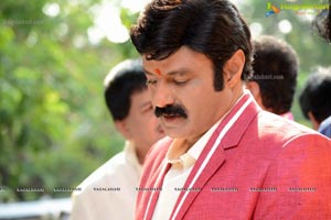 Nandamuri Balakrishna at SLV Cinema, Satyadeva film Muhurat