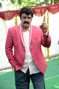 Nandamuri Balakrishna at SLV Cinema, Satyadeva film Muhurat