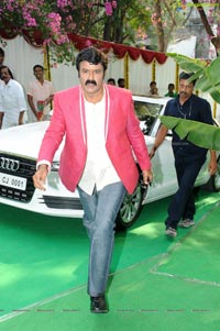 Nandamuri Balakrishna at SLV Cinema, Satyadeva film Muhurat