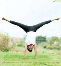 Smita Yoga Day Photo Shoot