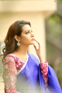 Diksha Panth in Blue Saree