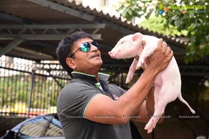 Allari Ravibabu with Piglet