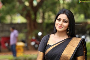 Poorna in Black Saree